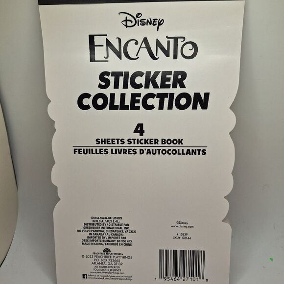 Encanto sticker book over 150 pieces 4 sheets stocking stuffers - Picture 3 of 6